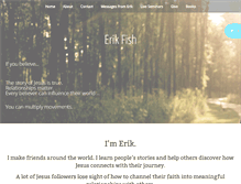 Tablet Screenshot of erikfish.com